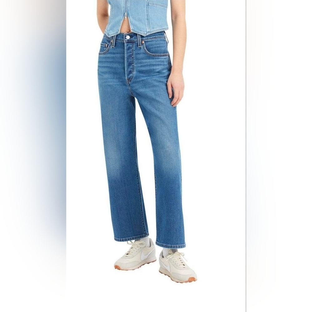 NWOT LEVI'S Ribcage Straight Ankle Jeans SZ 29